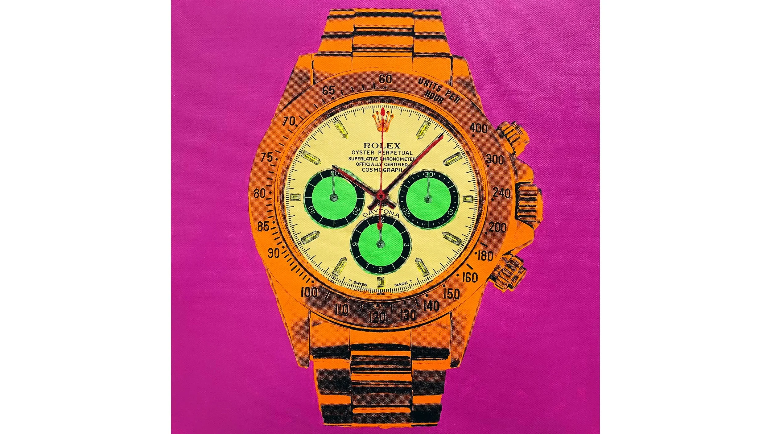 after Andy Warhol special Rolex