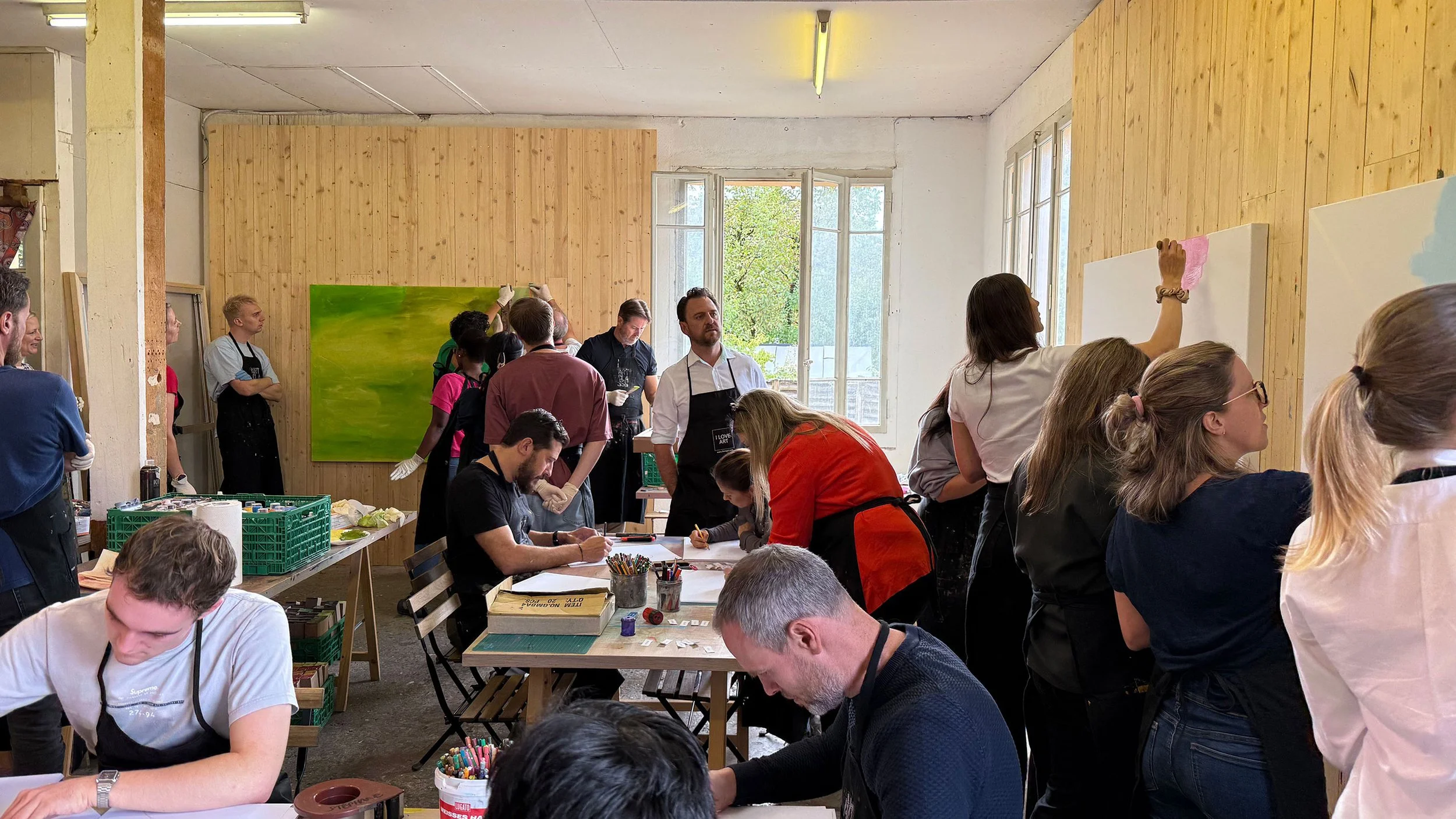 A l'intérieur de l'atelier ART CLASSE