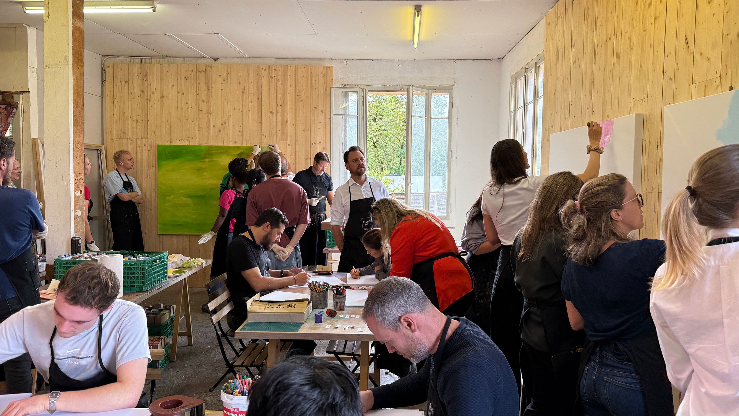 Inside our studio space