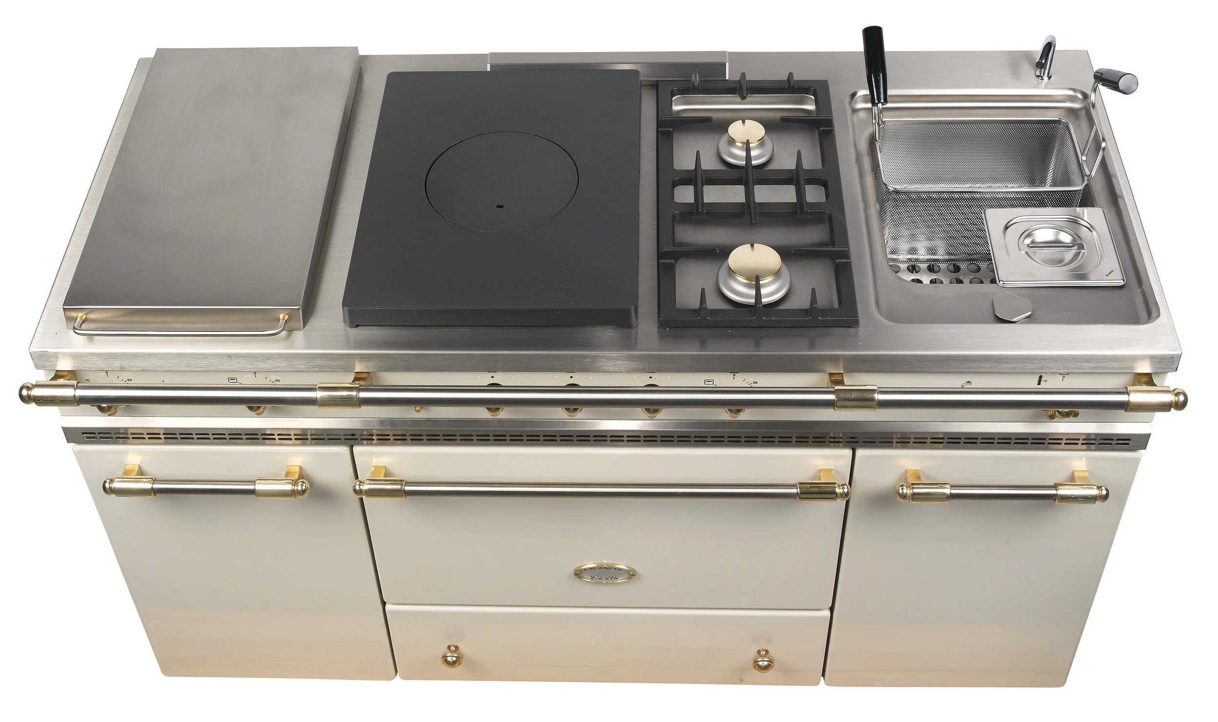 Citeaux in Ivory with Brass Trim