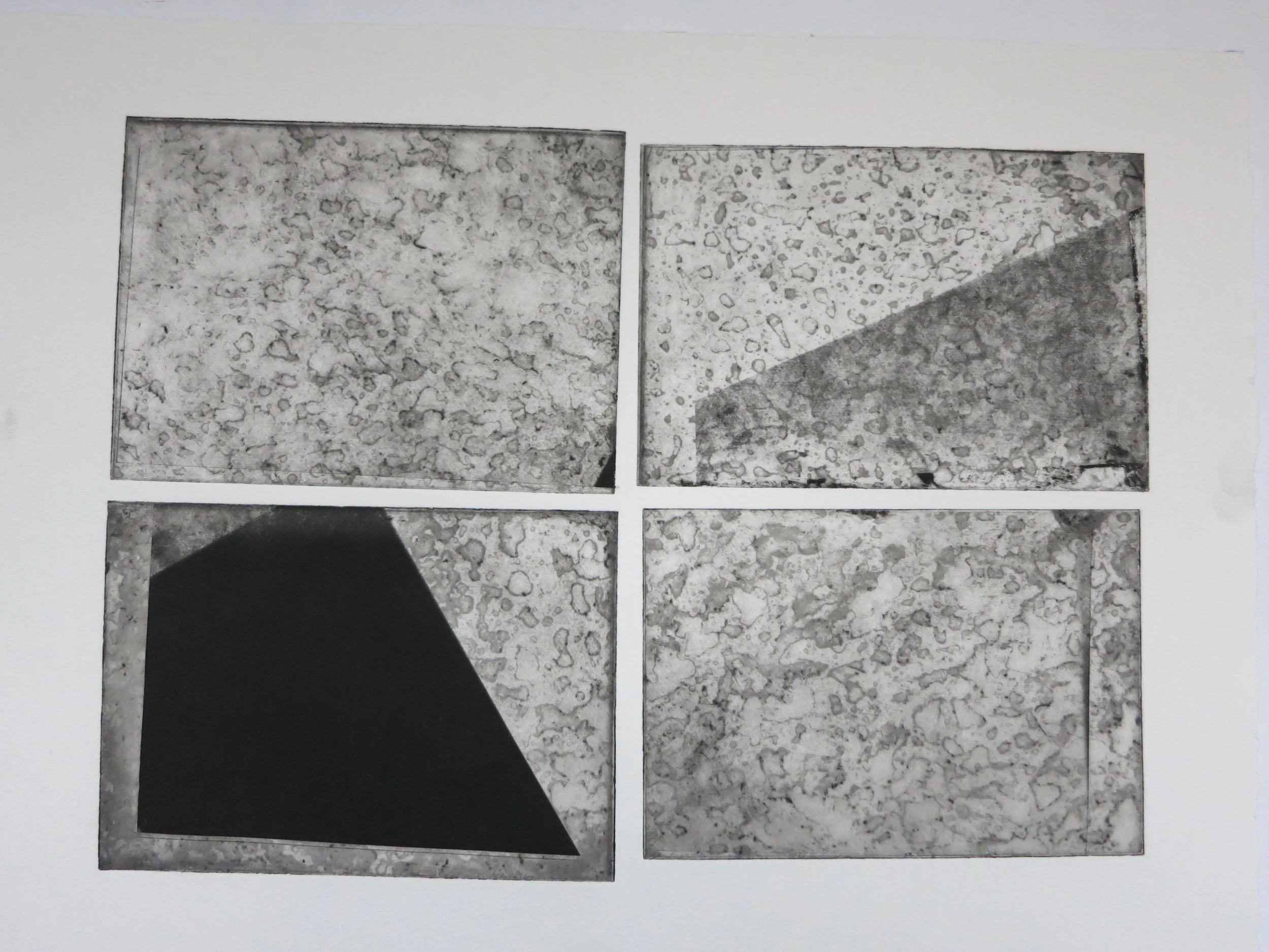 Void Series: ‘Void Splatter’ (2016) photo etching (A3)