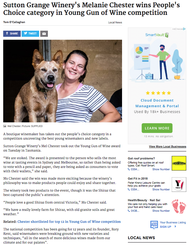 Bendigo Advertiser 20.06.18