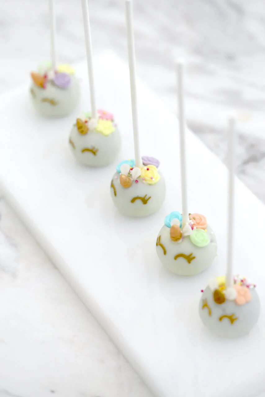Unicorn rainbow Birthday Cake pops Limassol Cyprus Order Buy