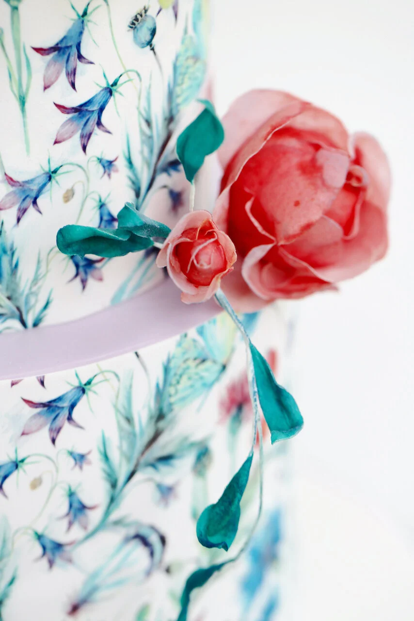 wild flowers Birthday Cake Limassol Cyprus Order Buy