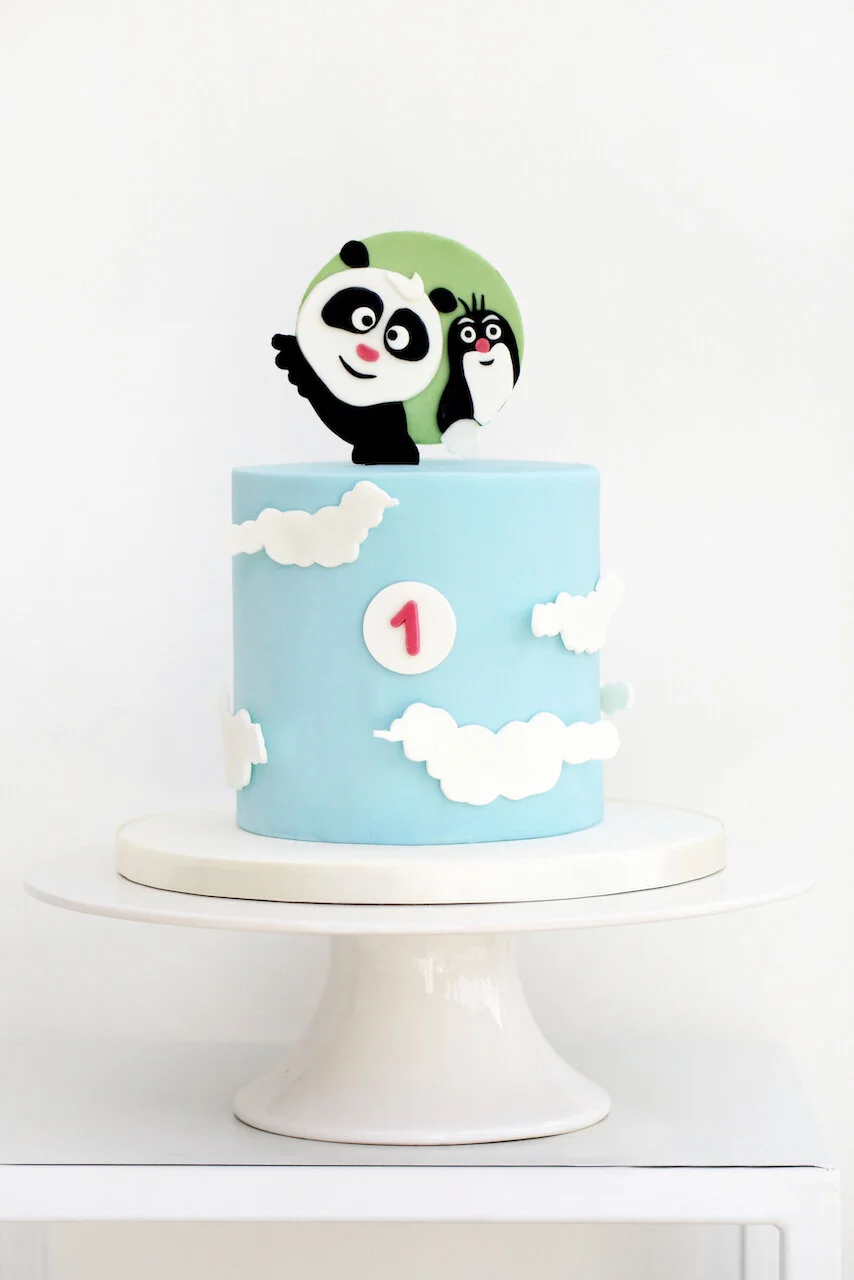 Krotik Panda Baby Birthday Cake Limassol Cyprus Order Buy