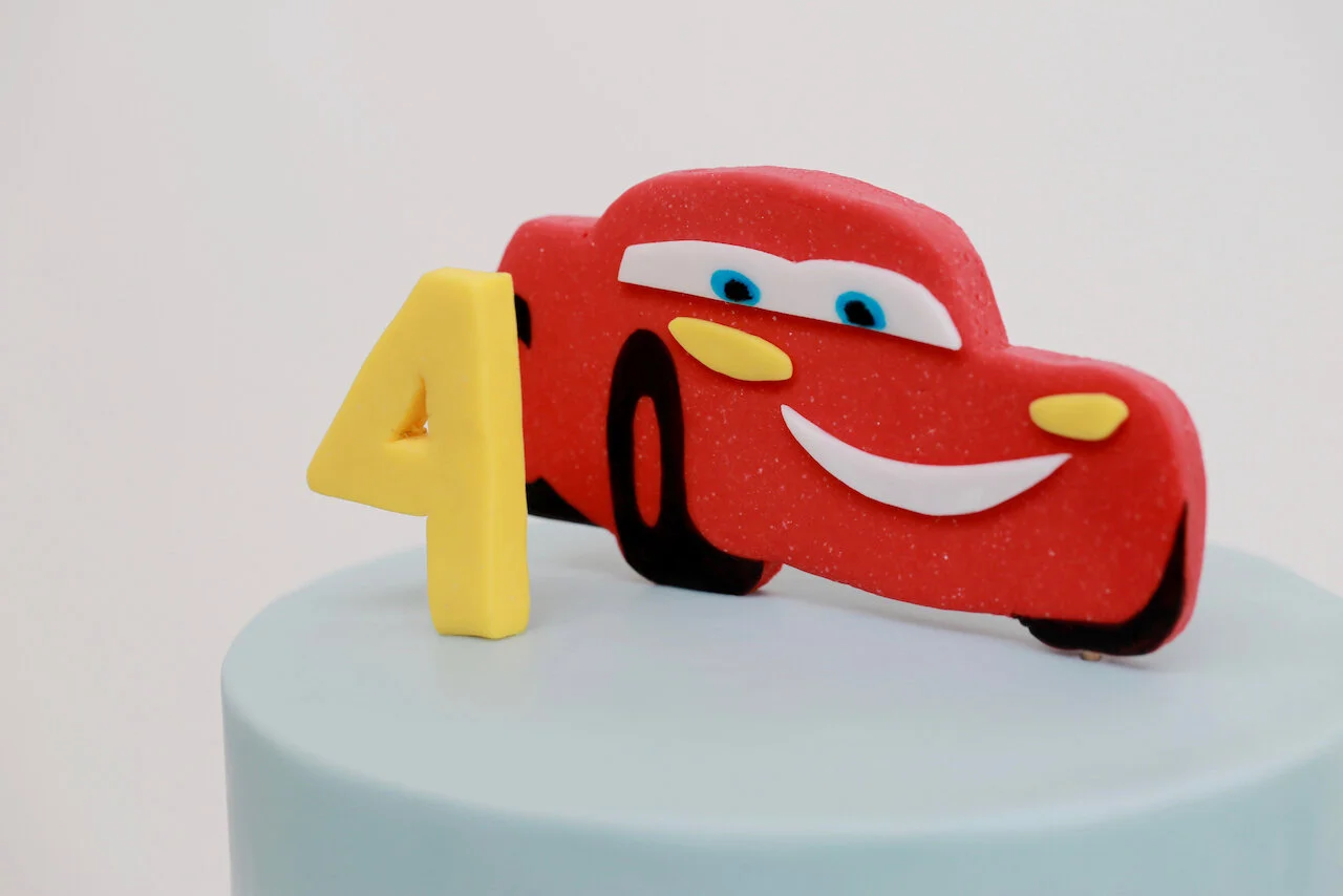 Lightning McQueen car desert Birthday Cake Limassol Cyprus Order Buy