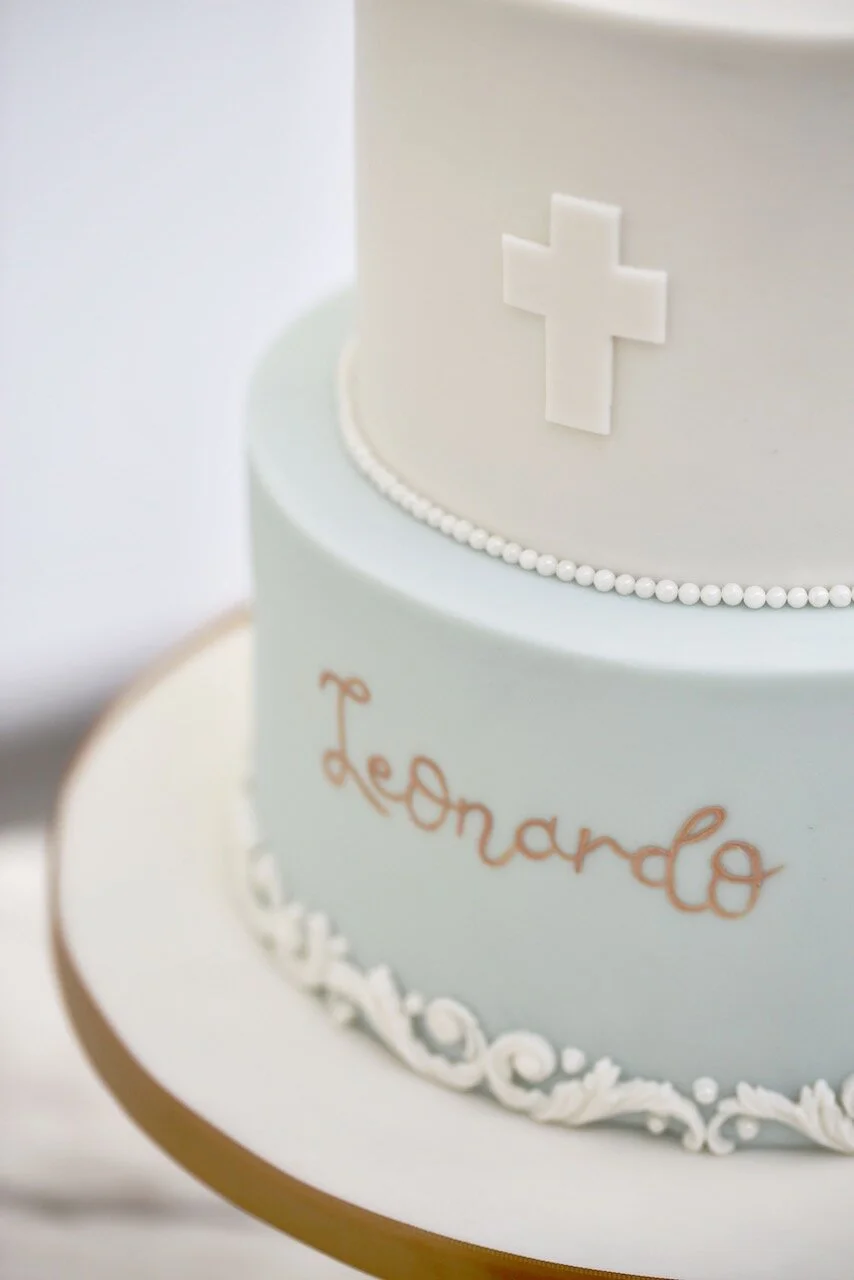 cross christening baptism minimalist Cake Limassol Cyprus Order Buy