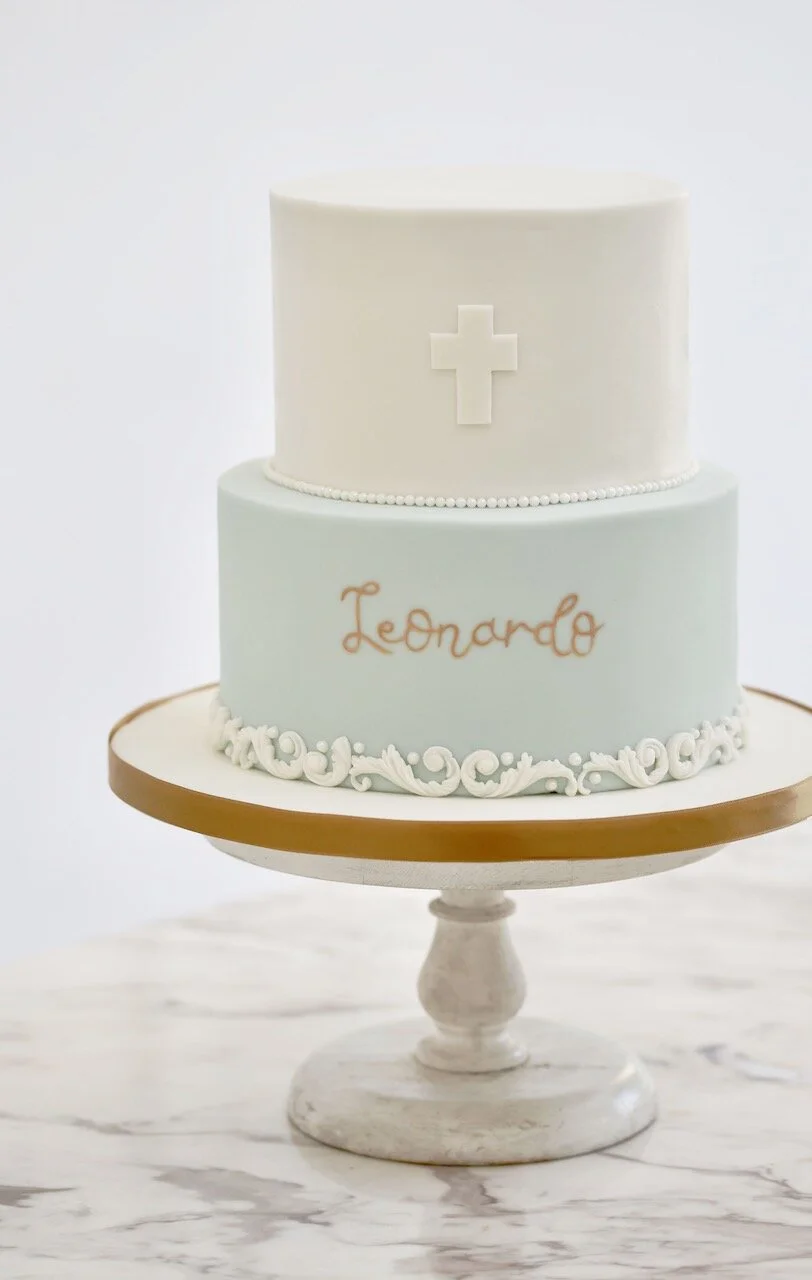 cross christening baptism minimalist Cake Limassol Cyprus Order Buy