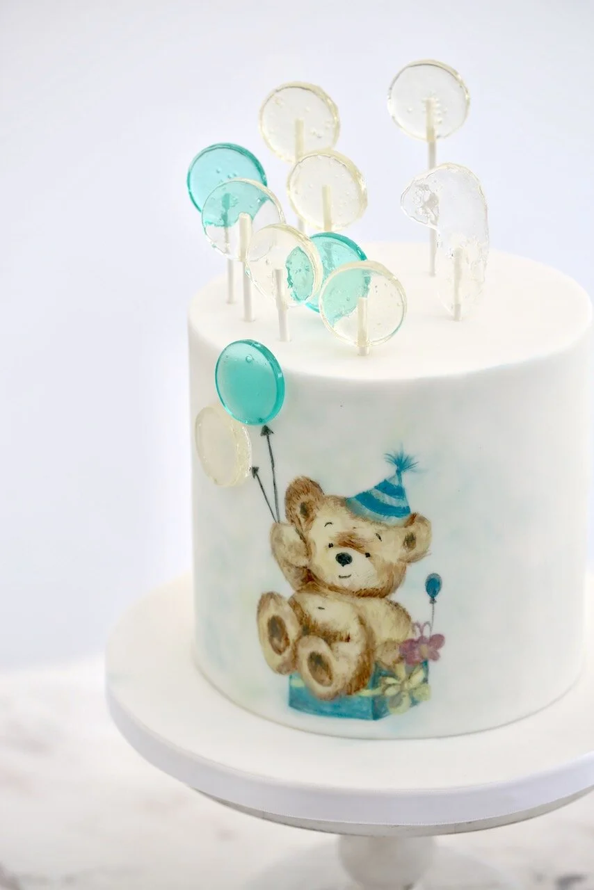 teddy bear lollipops Birthday Cake Limassol Cyprus Order Buy
