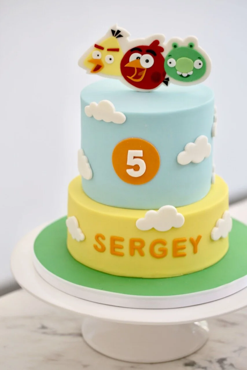 Angry Birds Birthday Cake Limassol Cyprus Order Buy