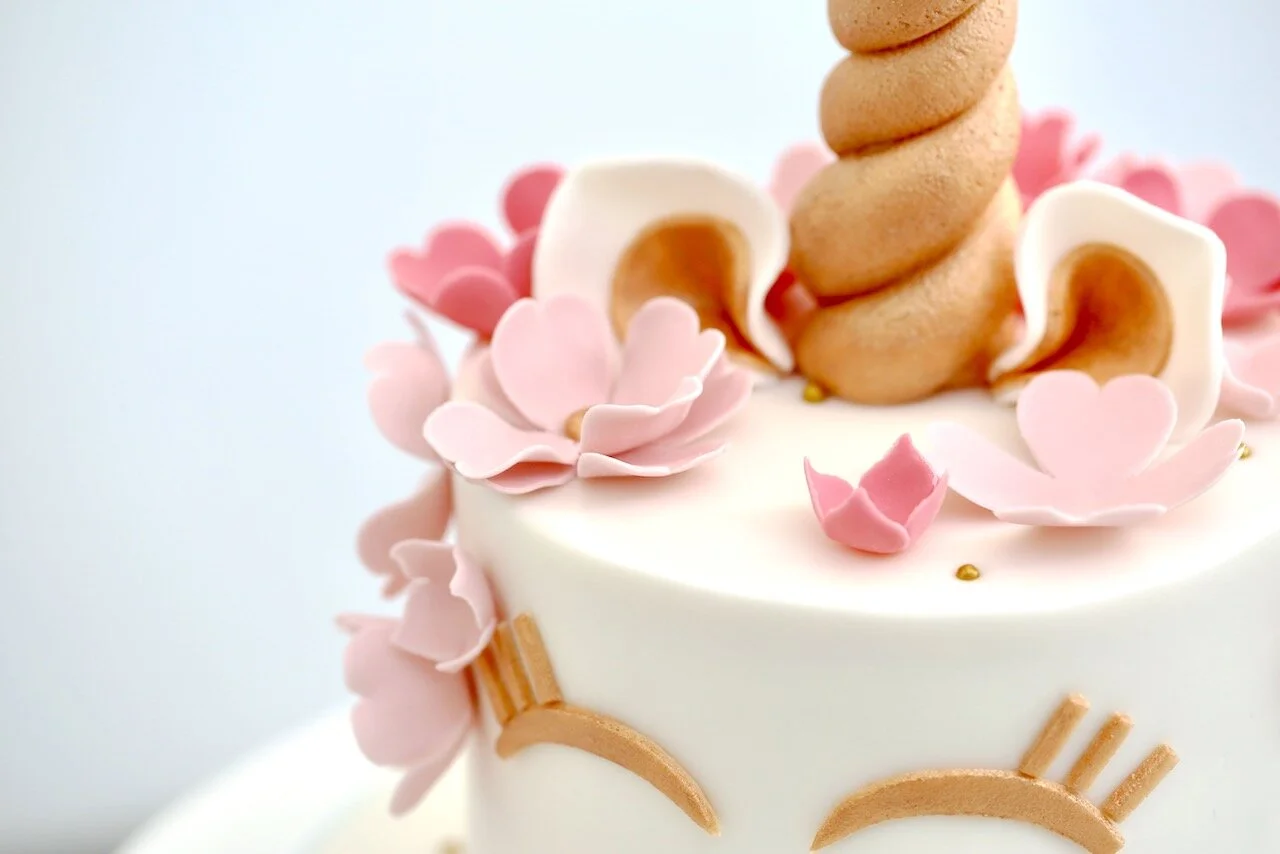 Unicorn Flower Birthday Cake Limassol Cyprus Order Buy