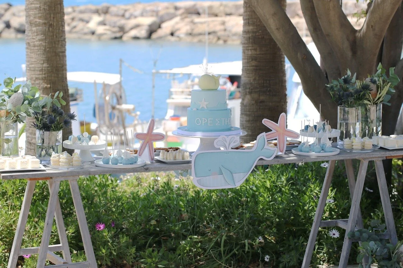 Baby Whale Christening Cake Limassol Cyprus Order Buy