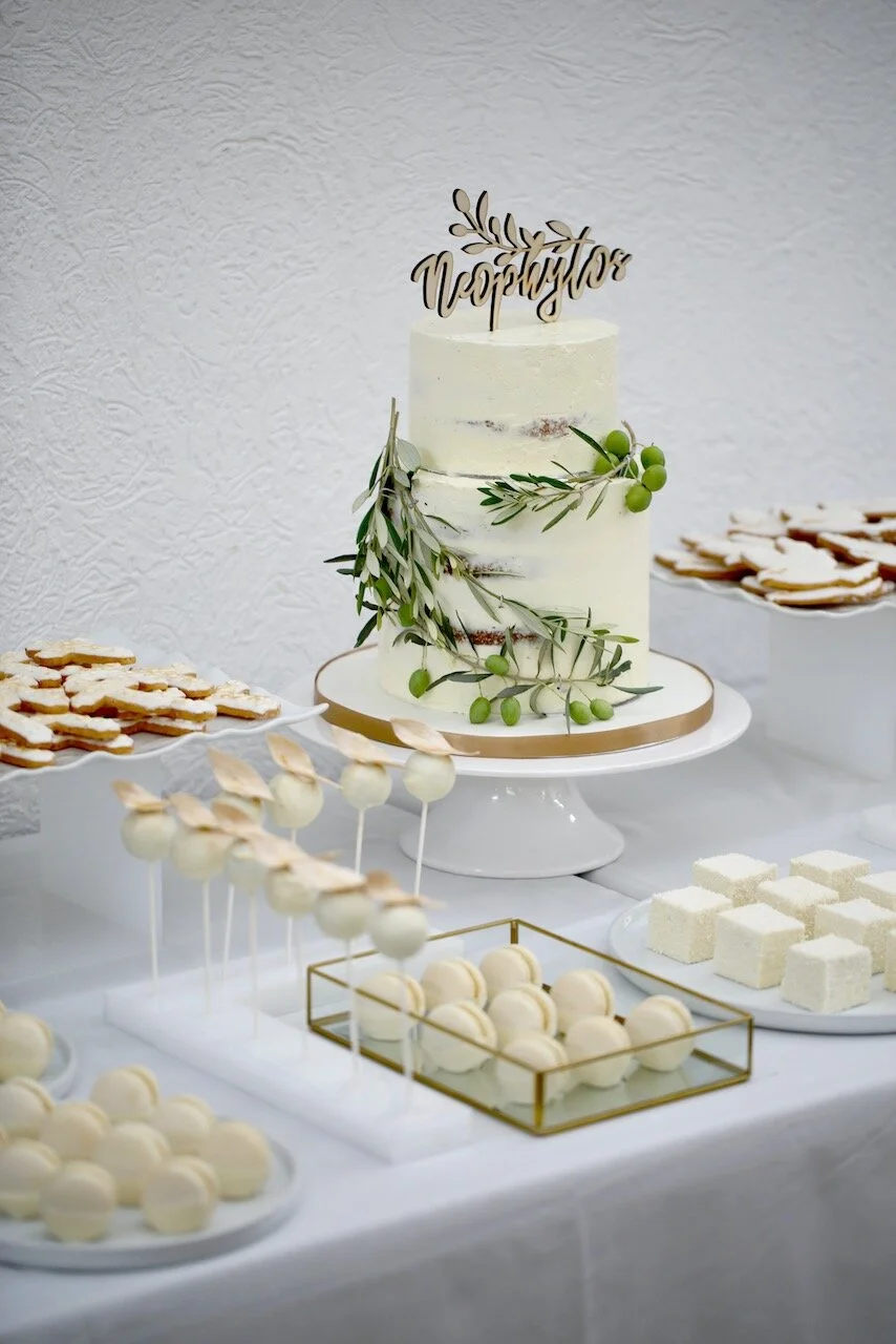 Olive Branch Christening Cake Limassol Cyprus Order Buy