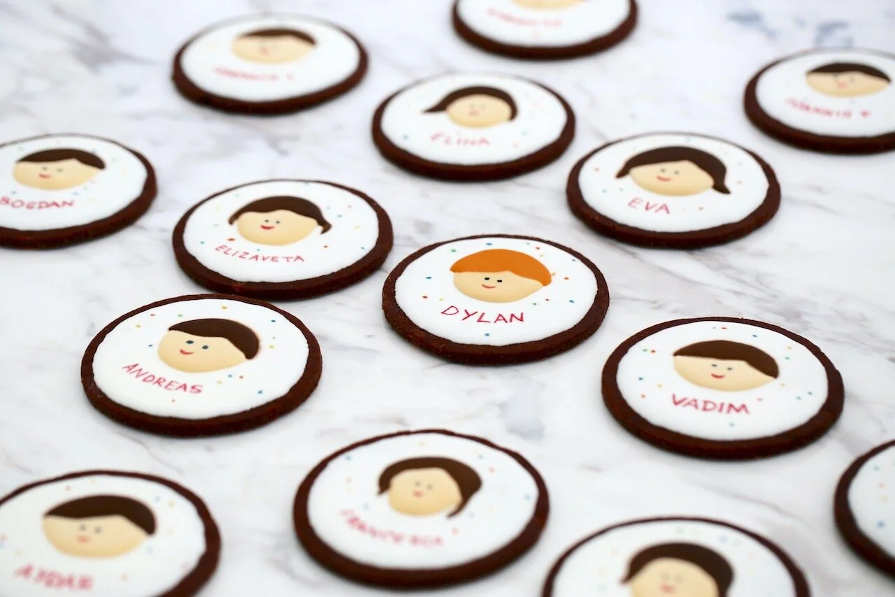 Yiamy Birthday, Anniversary, Engagement, Baby shower, Christening, Corporate, Celebration Party Guest Favours Gift Limassol Cyprus Cookie Vanilla Chocolate Glyko