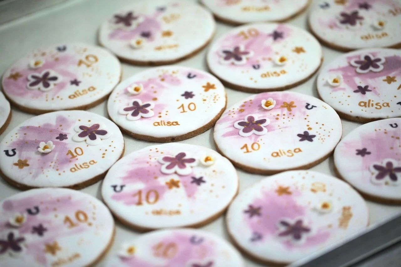 Yiamy Birthday, Anniversary, Engagement, Baby shower, Christening, Corporate, Celebration Party Guest Favours Gift Limassol Cyprus Cookie Vanilla Chocolate Glyko