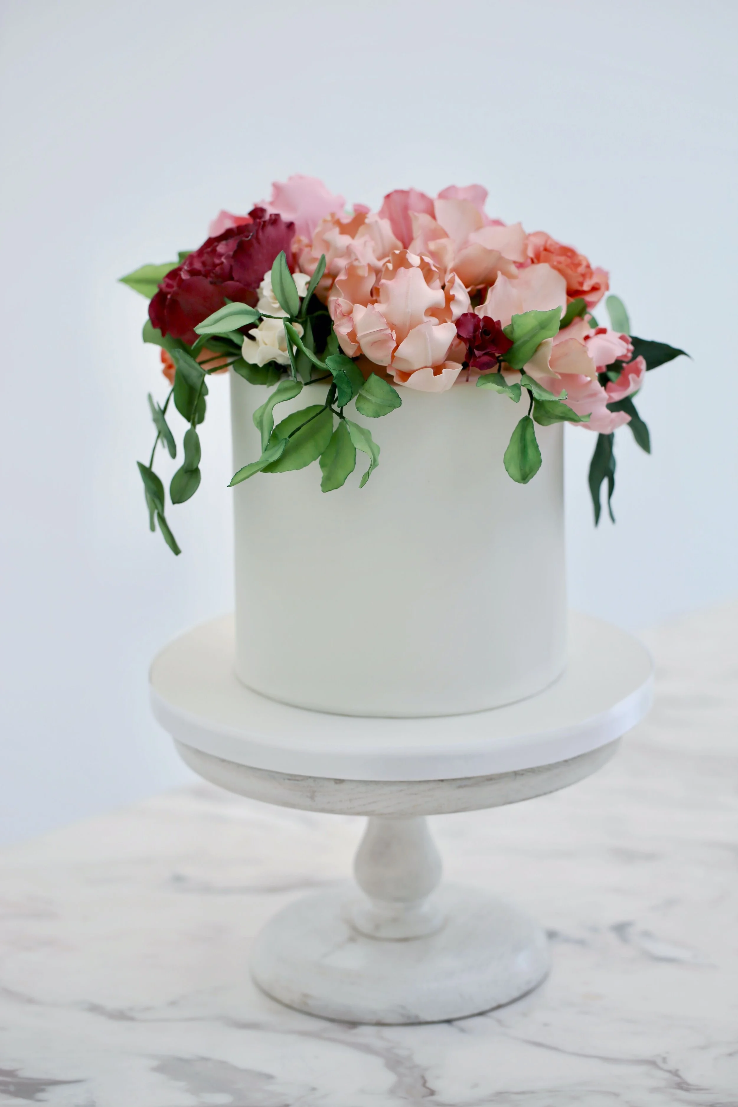 Sugar Flowers Birthday Cake Limassol Cyprus Order Buy