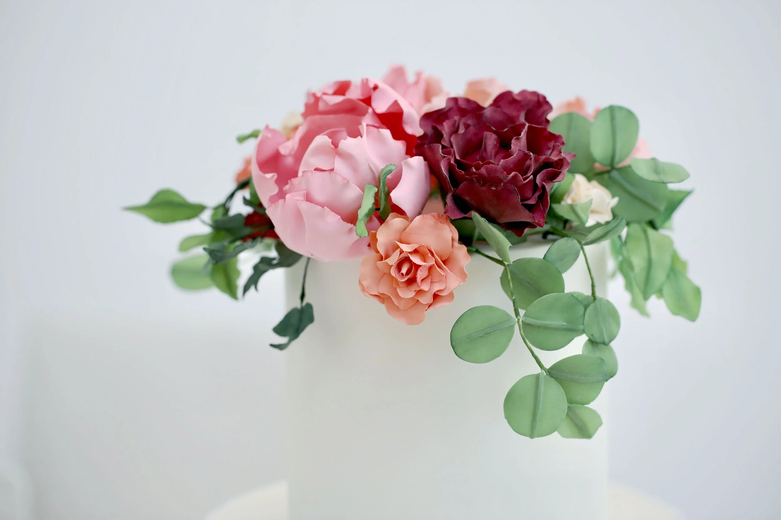 Sugar Flowers Birthday Cake Limassol Cyprus Order Buy