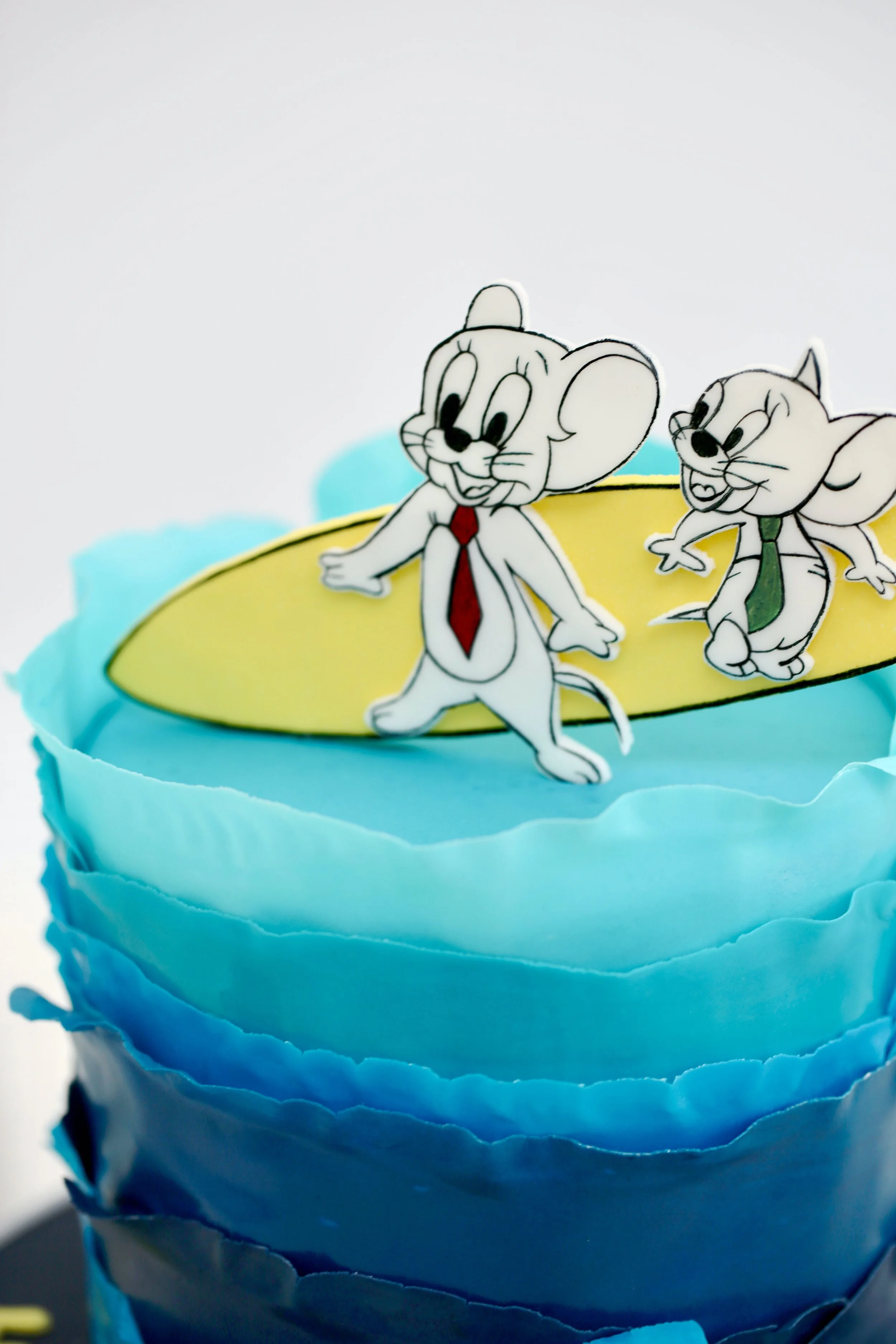 tom Jerry Surfing Birthday Cake Limassol Cyprus Order Buy