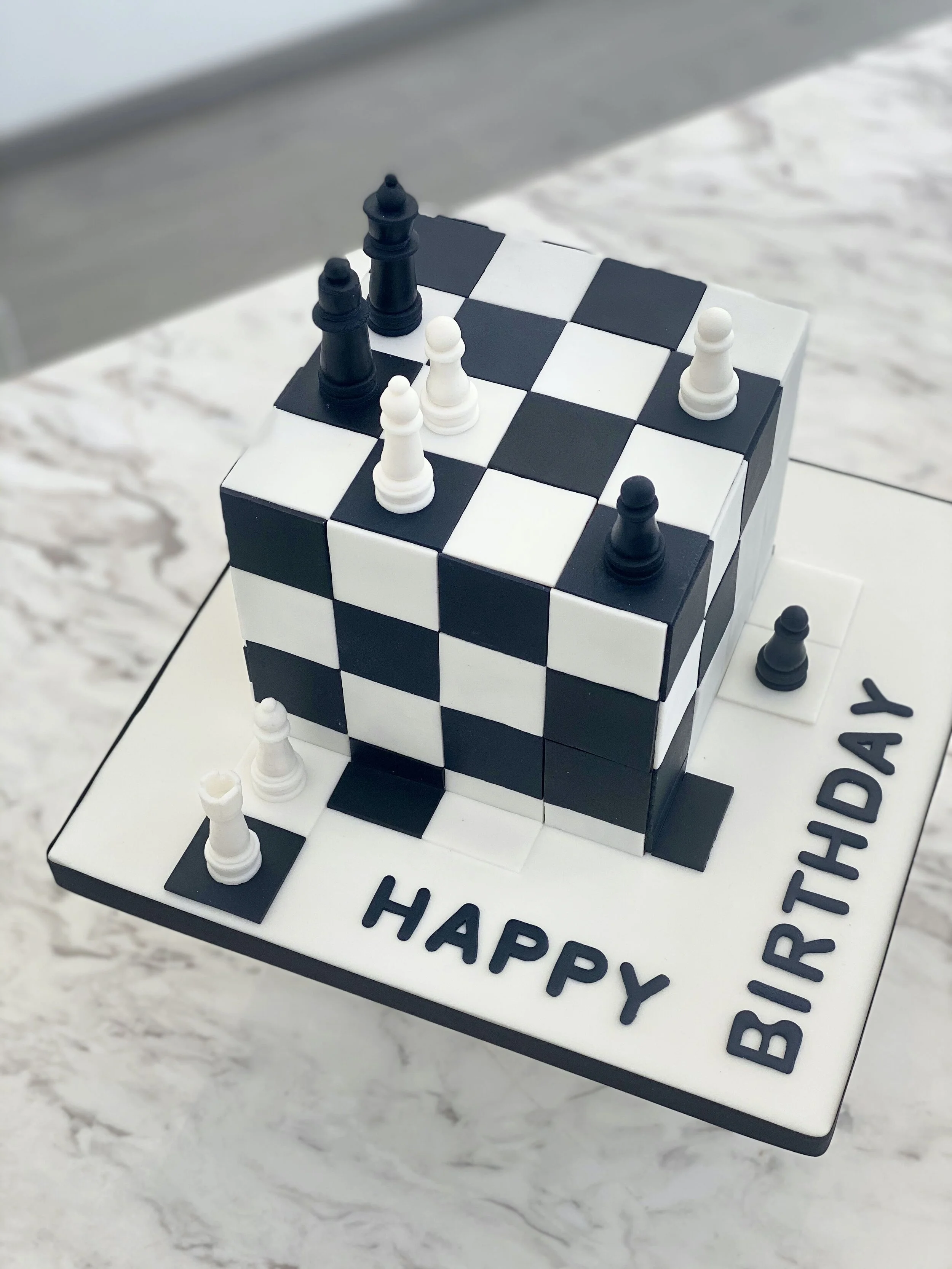 Chess Birthday Cake Limassol Cyprus Order Buy