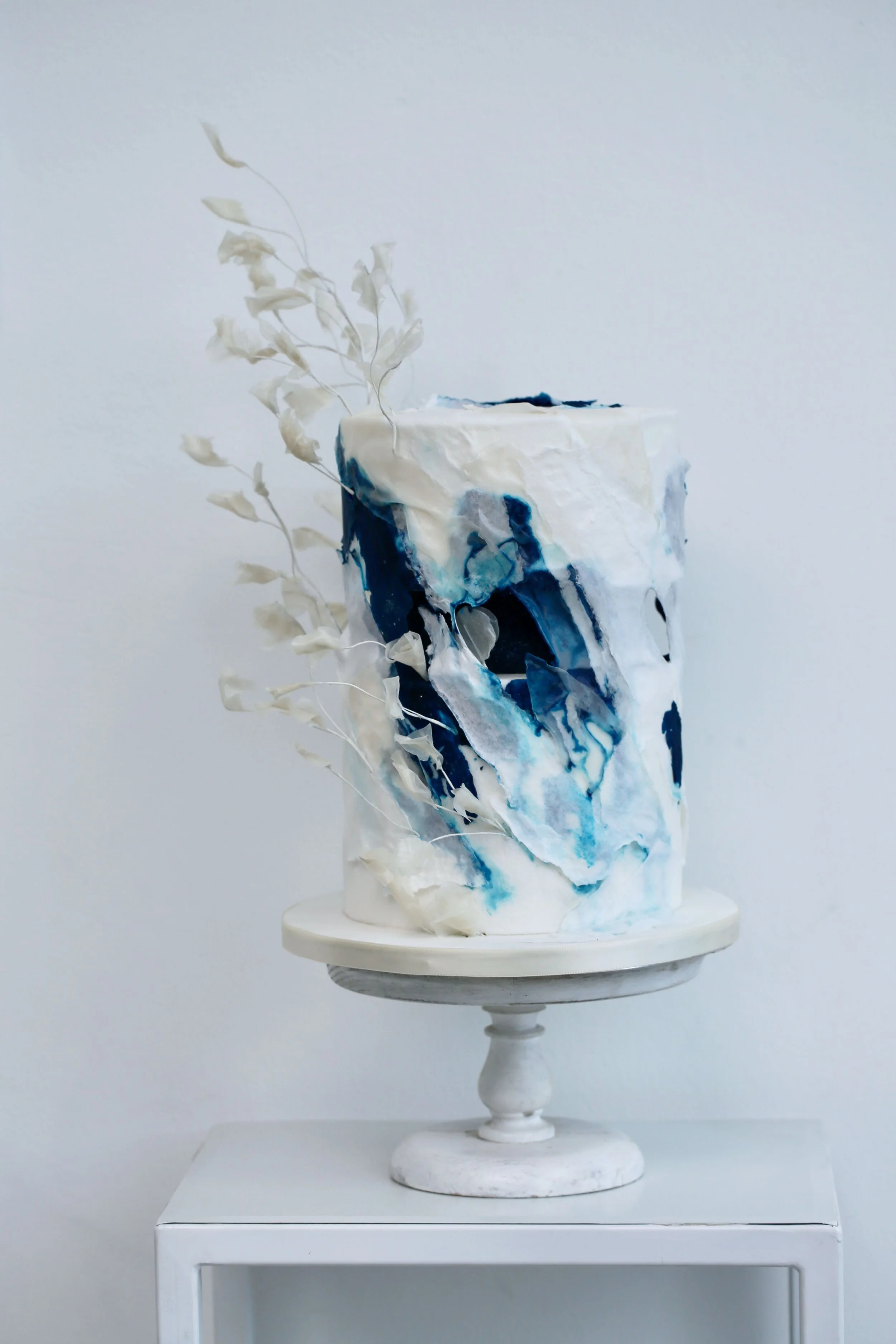 Abstract Blue Waves Birthday Cake Limassol Cyprus Order Buy