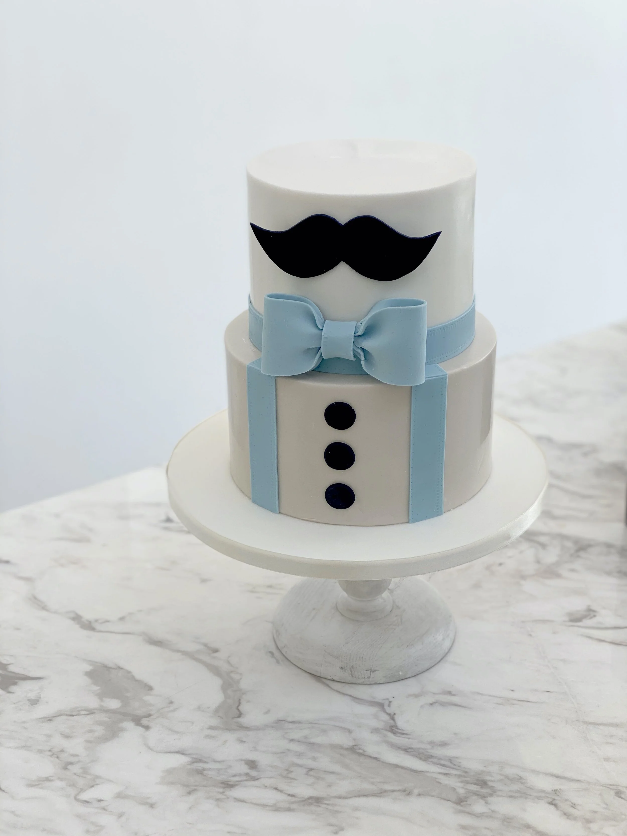 Moustache Birthday Cake Limassol Cyprus Order Buy