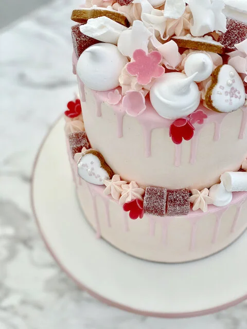 Pink drip Birthday Cake Limassol Cyprus Order Buy