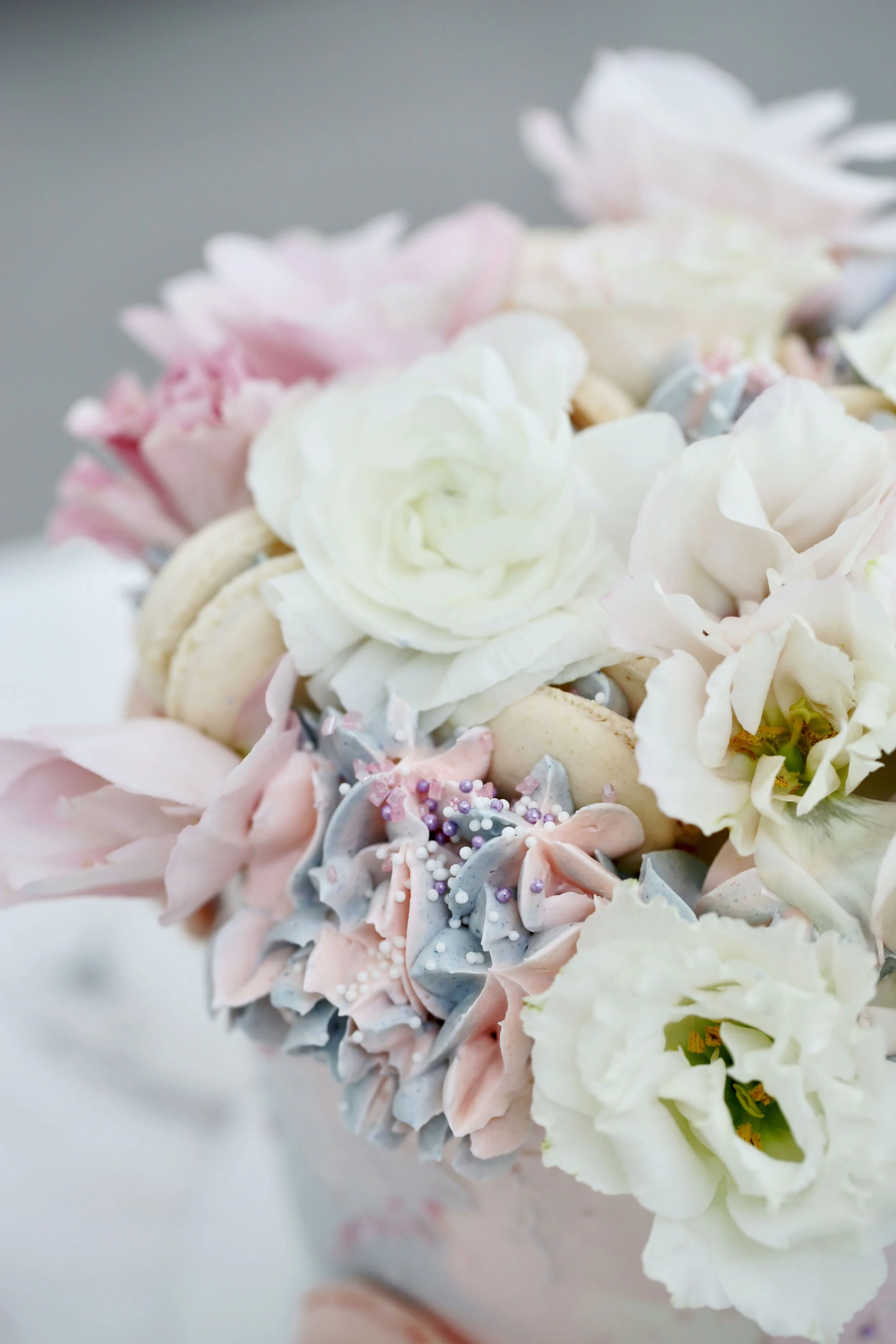 Baby Girl Fresh Flower Birthday Cake Limassol Cyprus Order Buy