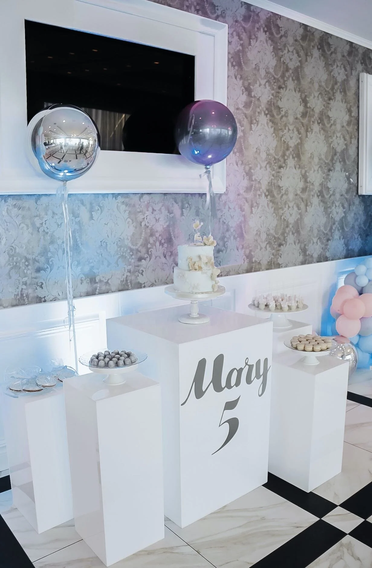 Magic Flower Winter Frost Birthday Cake Limassol Cyprus Order Buy