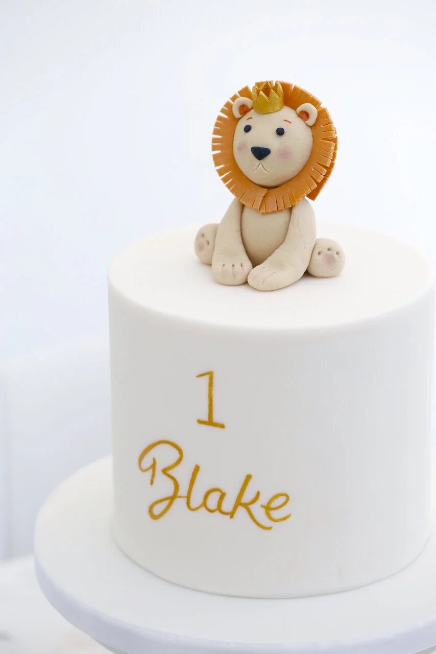 Baby Lion Birthday Cake Limassol Cyprus Order Buy