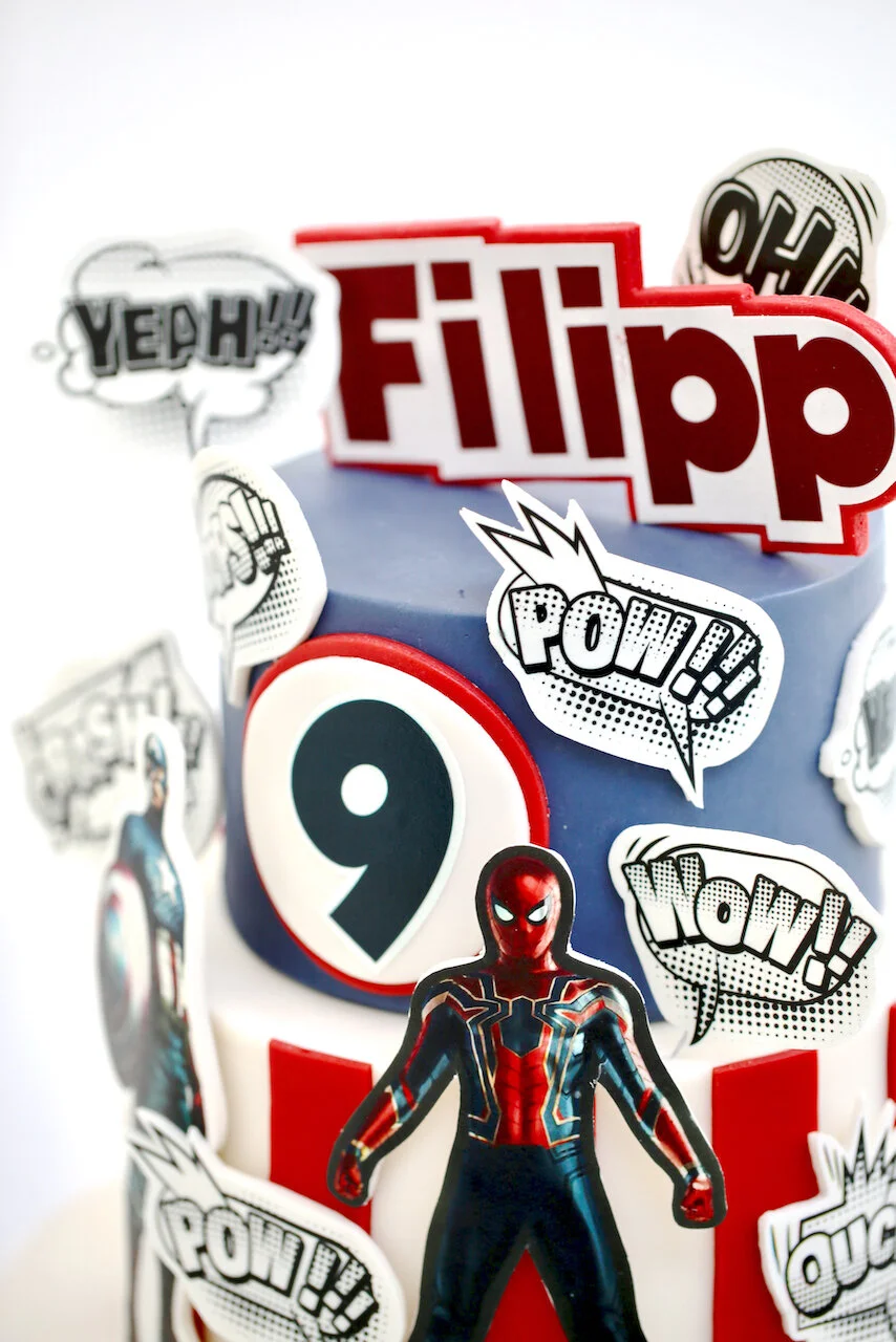 Superhero Birthday Cake Limassol Cyprus Order Buy