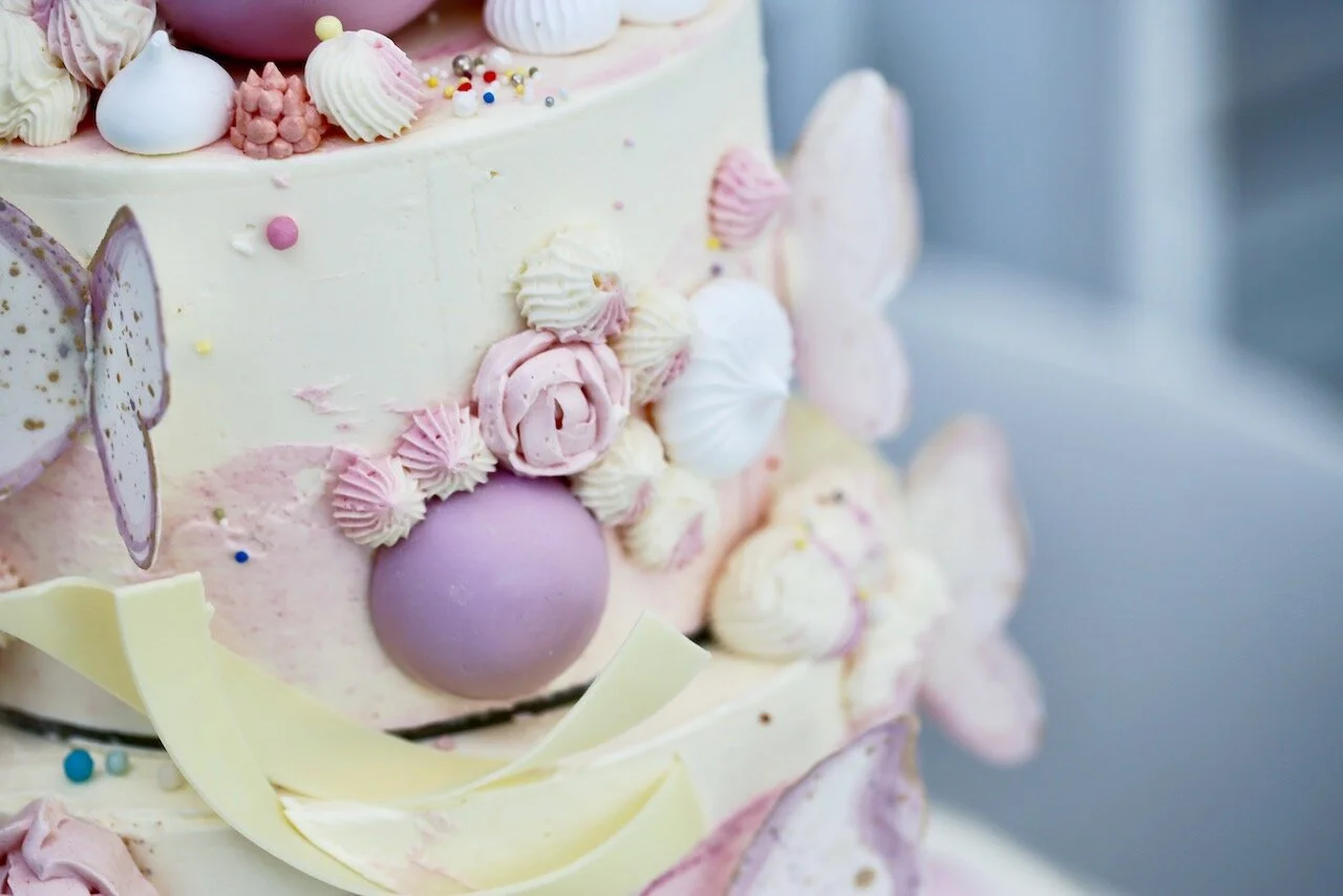 Flamingo Butterfly Birthday Cake Limassol Cyprus Order Buy