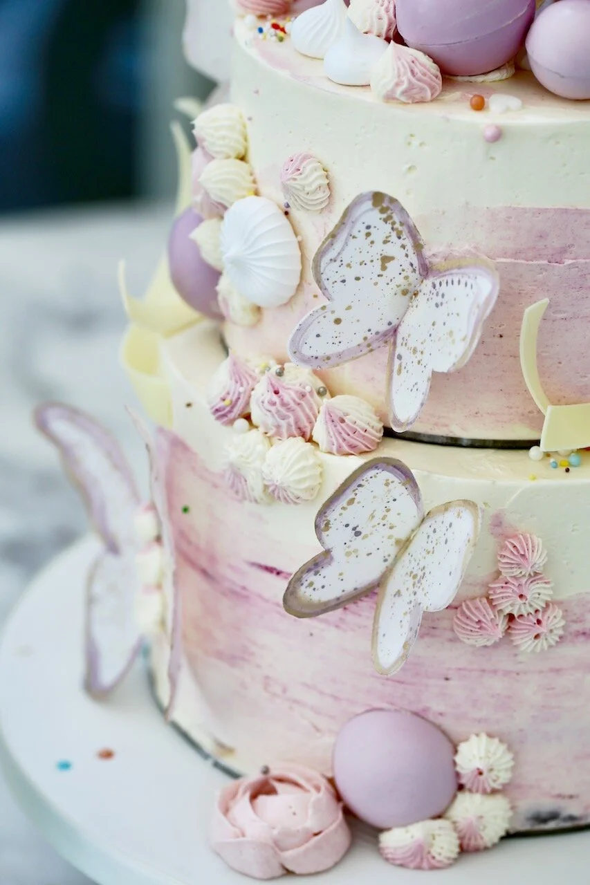 Flamingo Butterfly Birthday Cake Limassol Cyprus Order Buy