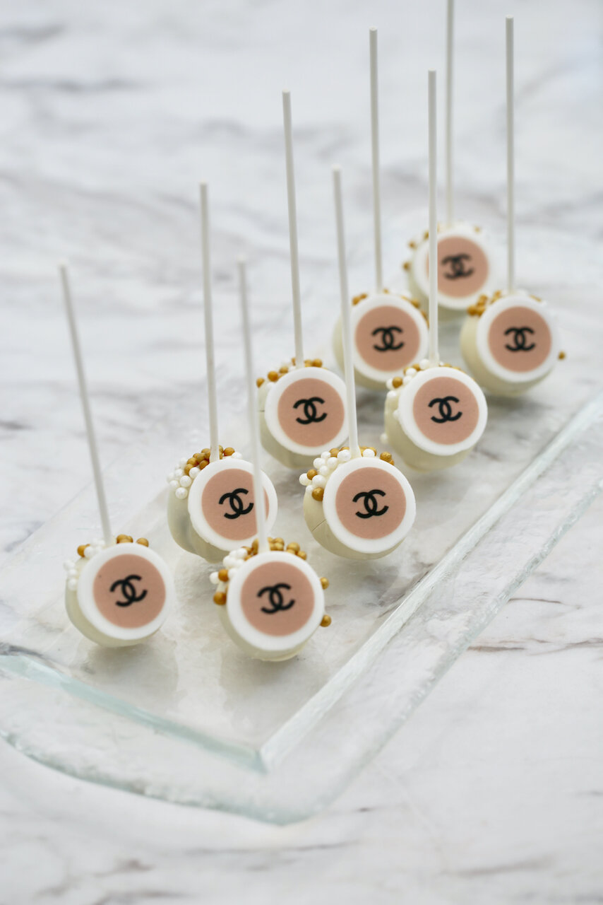 Chanel Peach Blush Birthday Cake Limassol Cyprus Order Buy