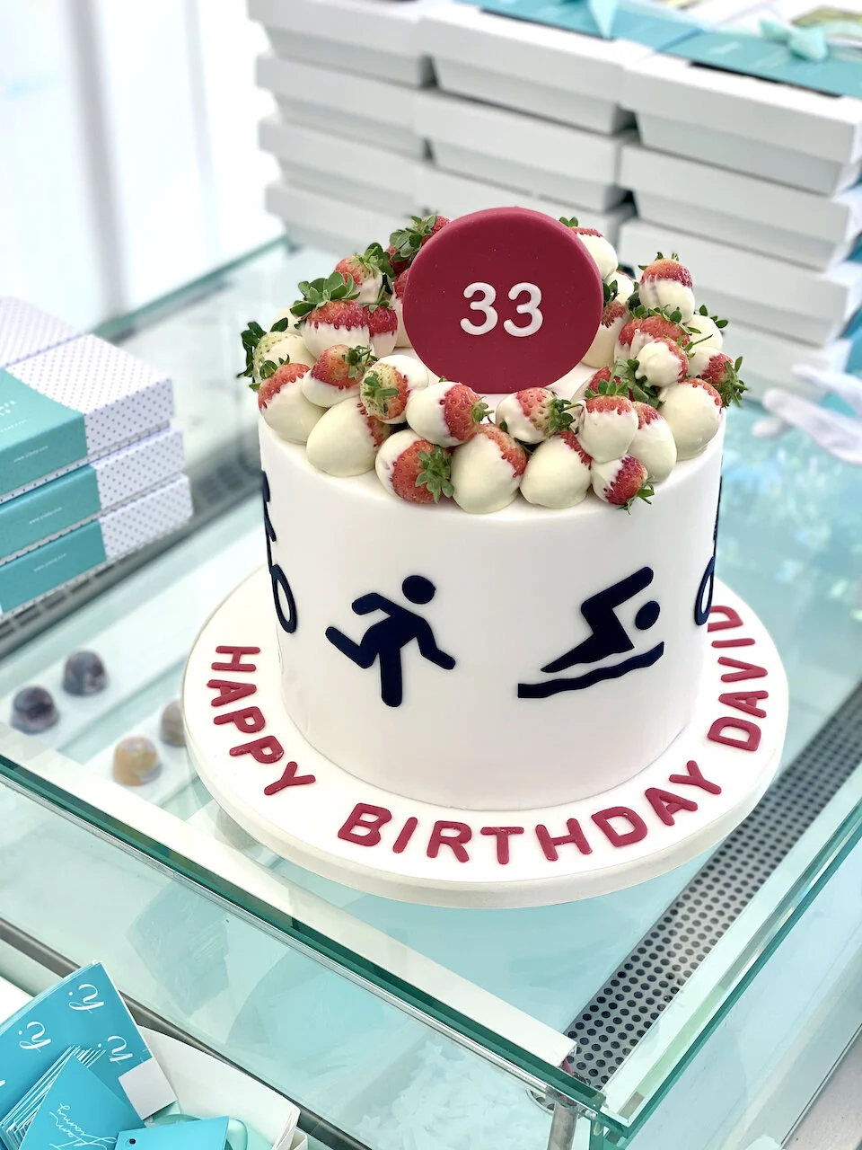 Iron Man Strawberry Birthday Cake Limassol Cyprus Order Buy