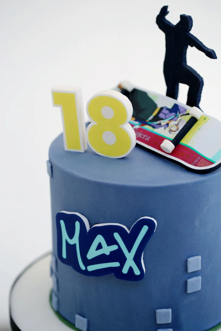 Street Art Skateboard Birthday Cake Limassol Cyprus Order Buy