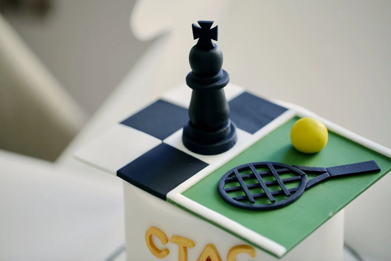 Tennis Chess Winner Trophy Birthday Cake Limassol Cyprus Order Buy