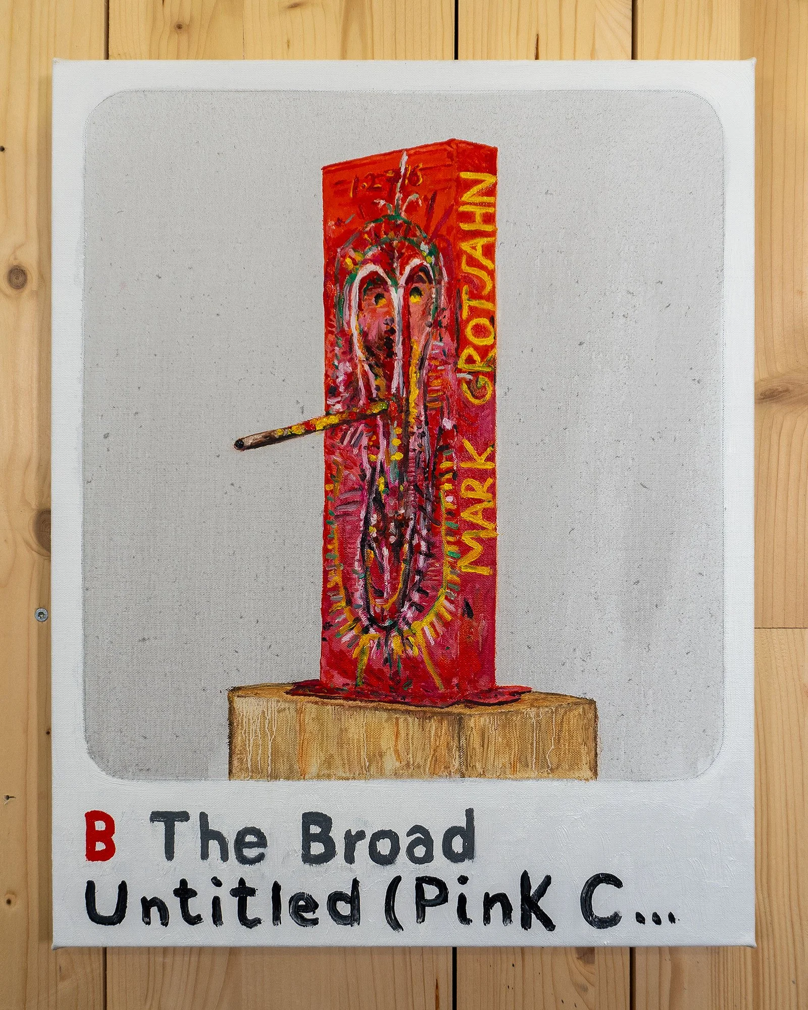 Mark Grotjahn, Untitled (Pink Cosco VI Mask M40.G), 2016