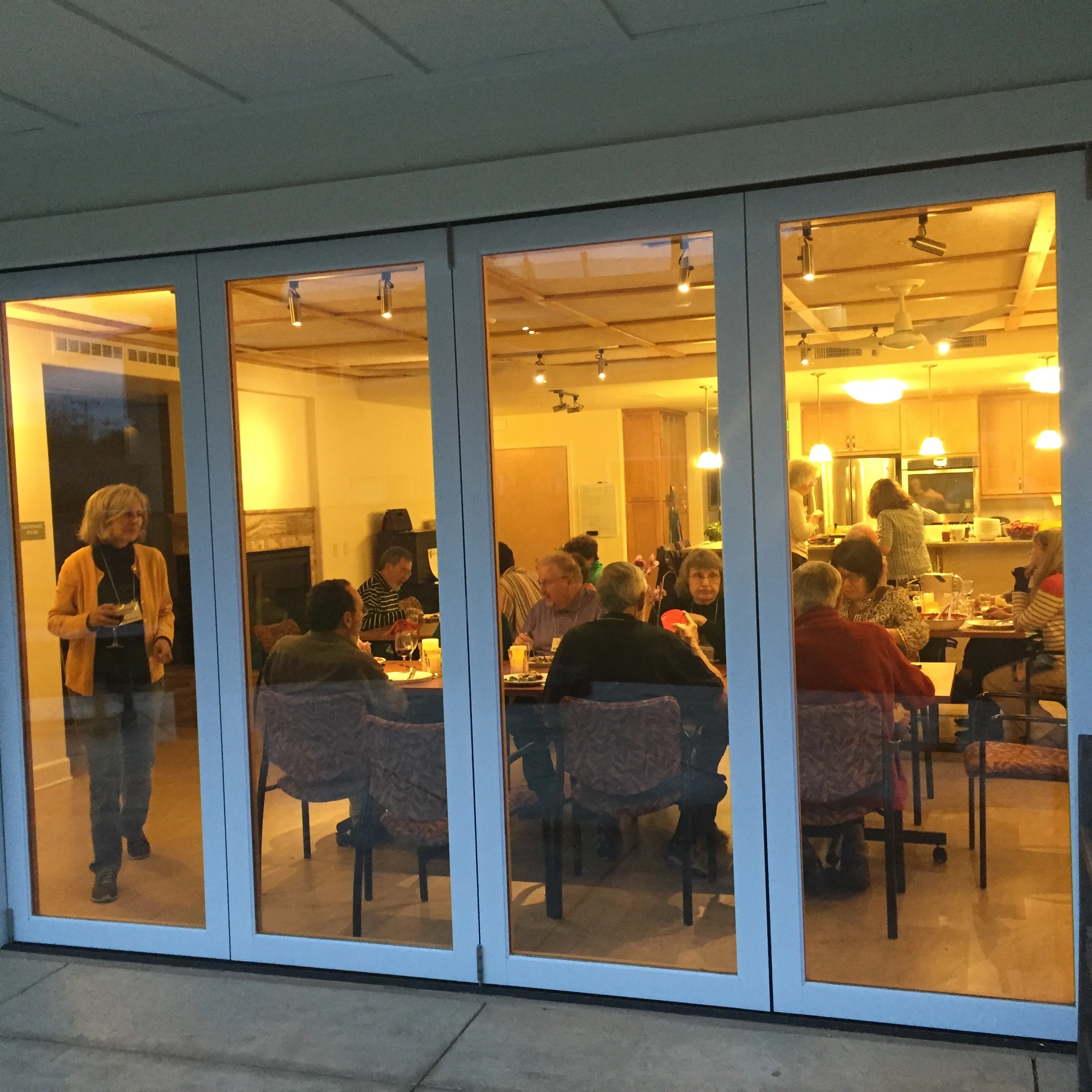 Breaking bread together is at the heart of cohousing.