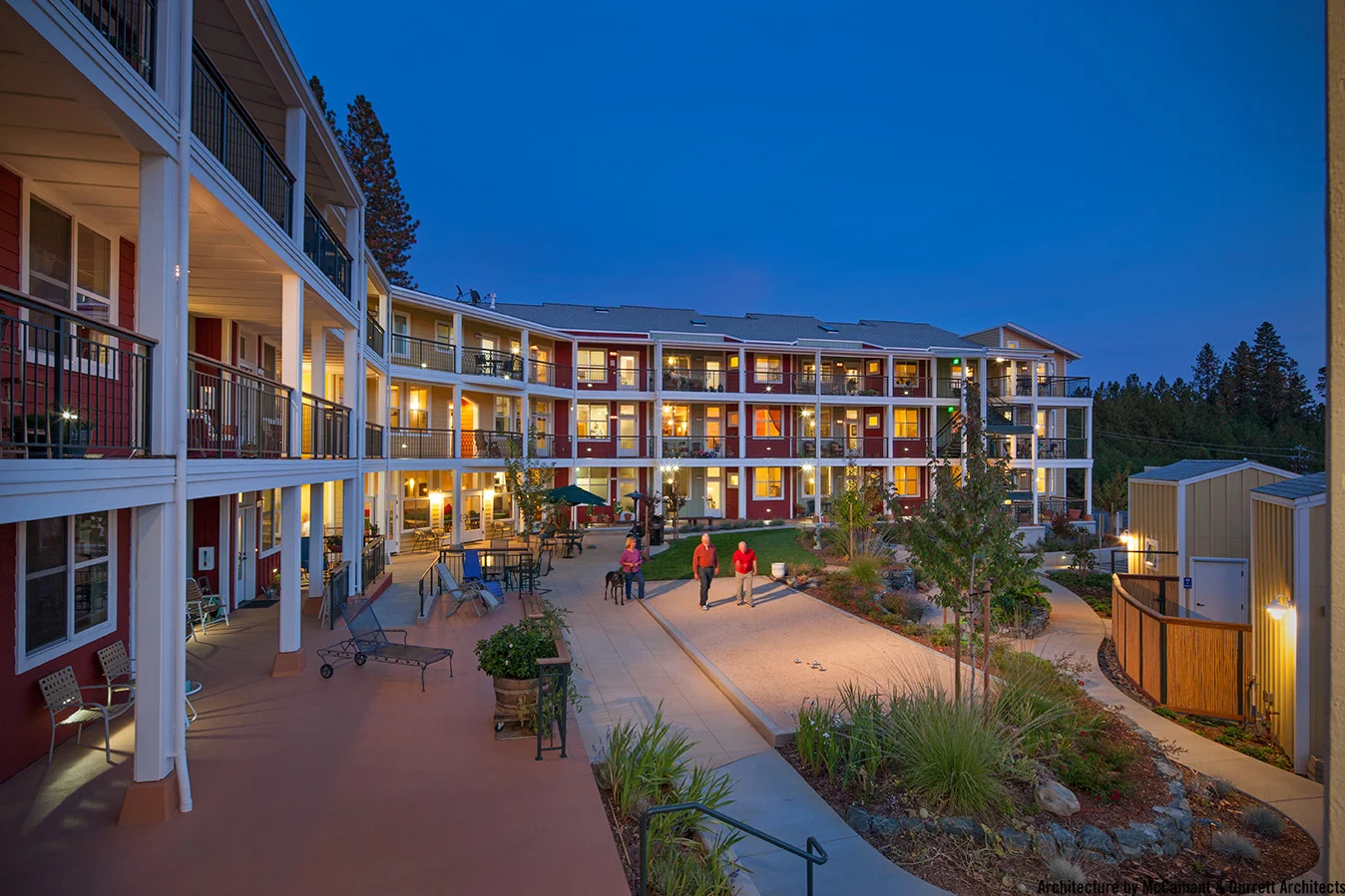 Wolf Creek Lodge, Grass Valley, CA. Architecture by McCamant & Durrett Architects