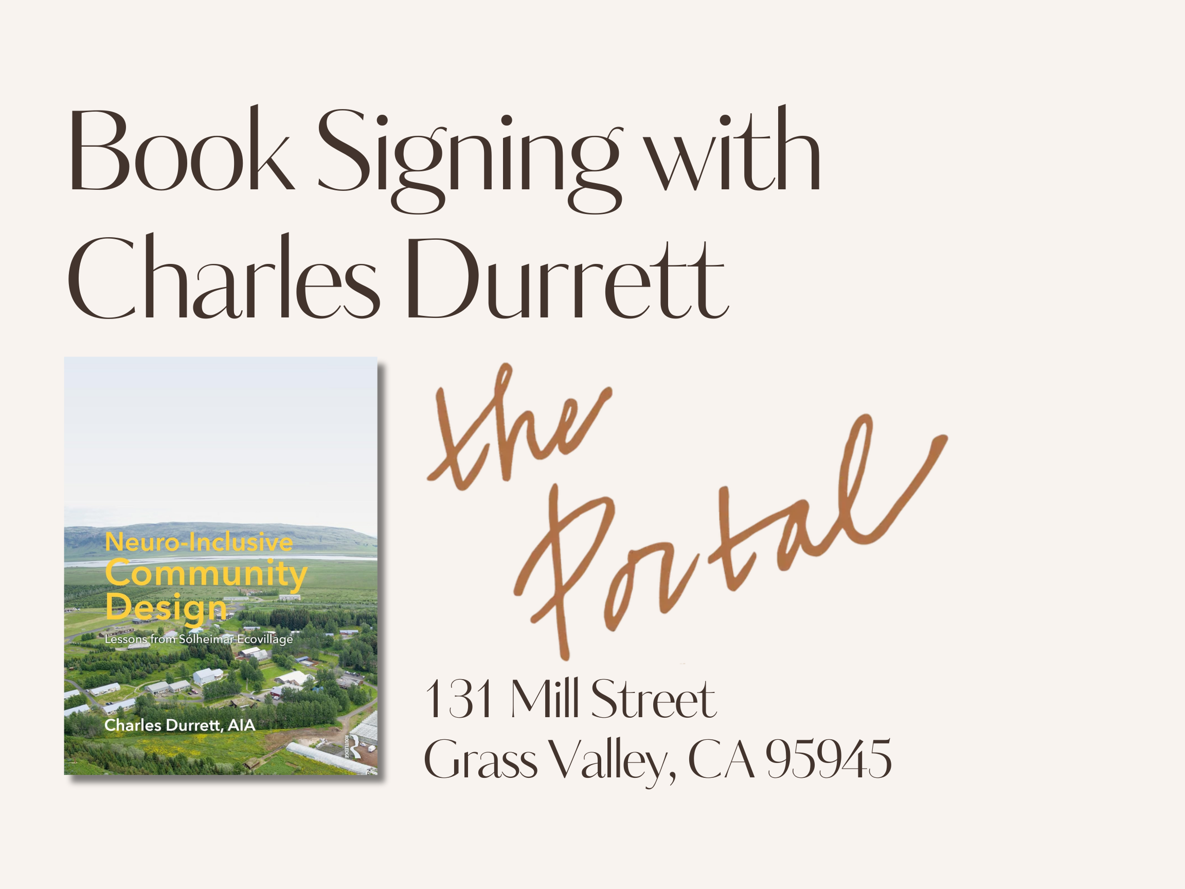 Book Signing at The Portal