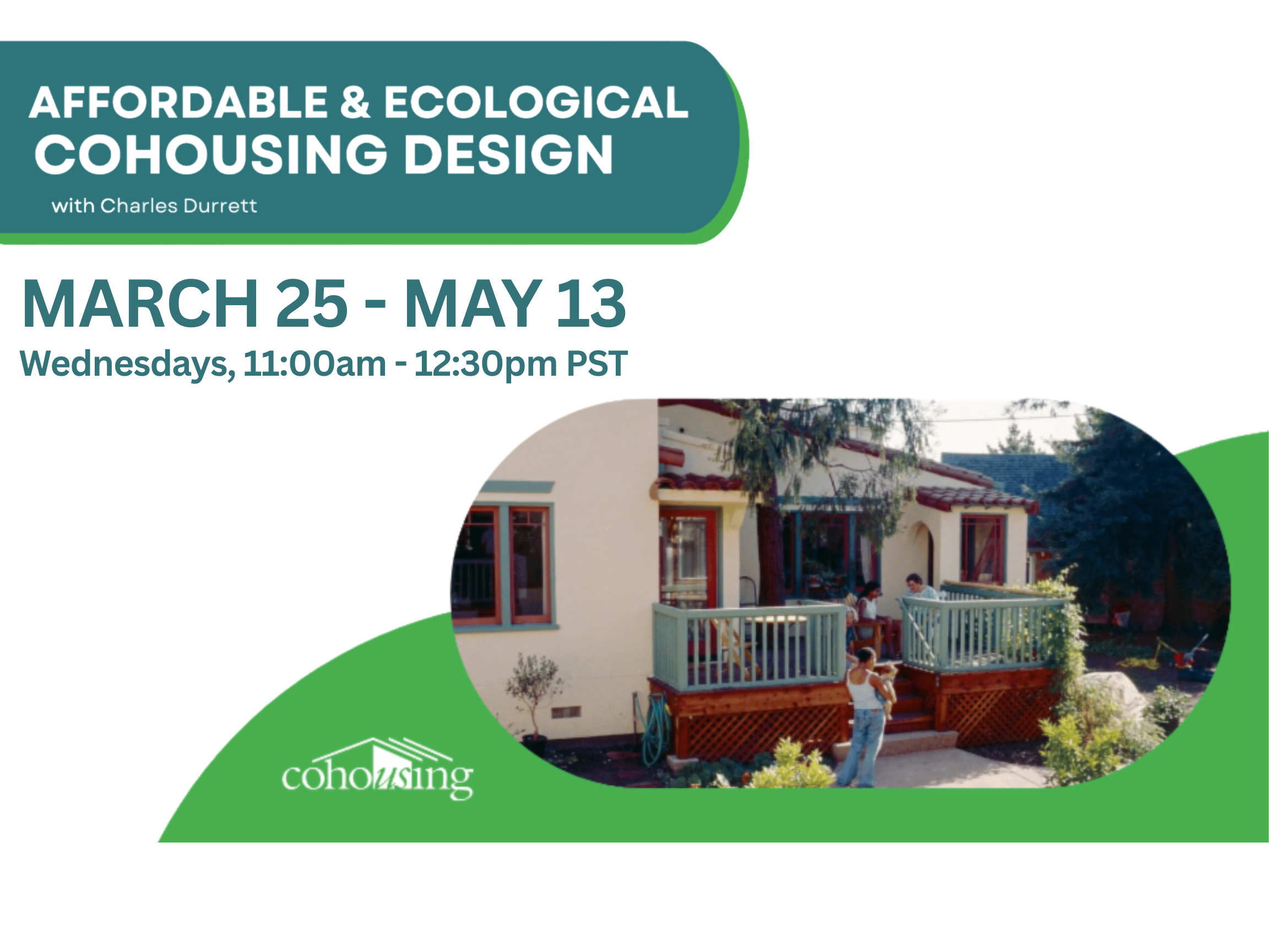 Cohousing Institute Course: Affordable &amp; Ecological Cohousing Design 