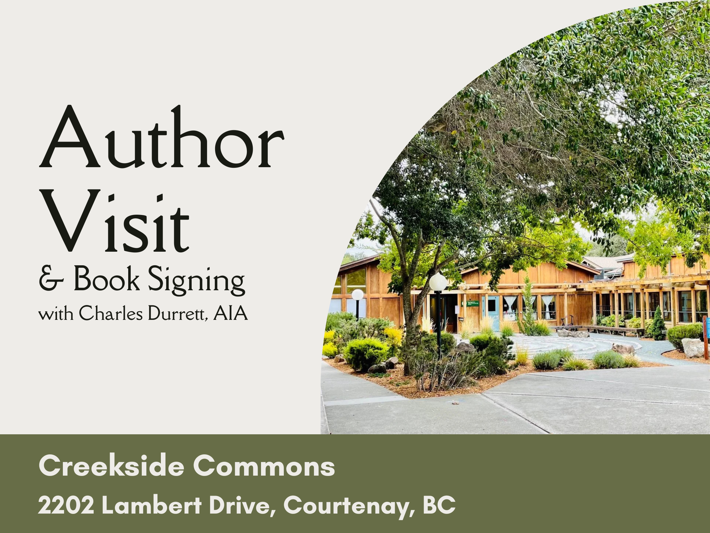 Creekside Commons Cohousing - Public Presentation &amp; Book Signing