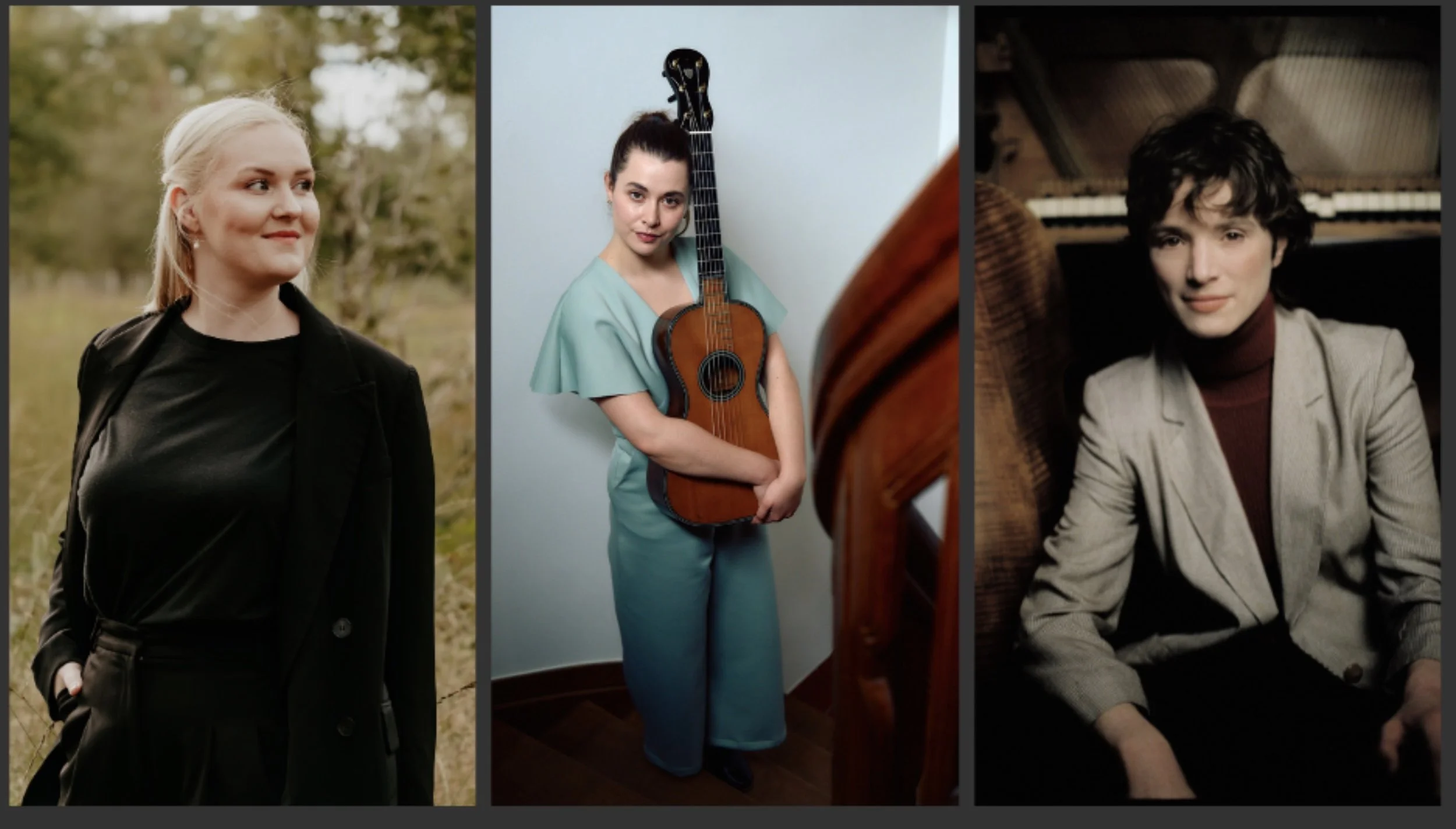 Romantic music for cello, guitar and voice in AMUZ