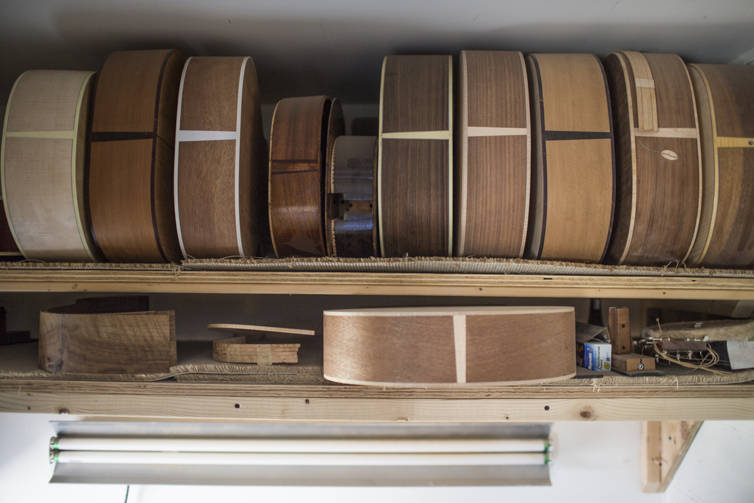 Guitars on deck.