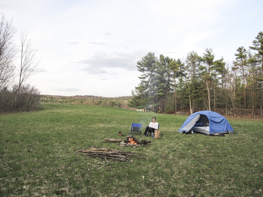 Camping.