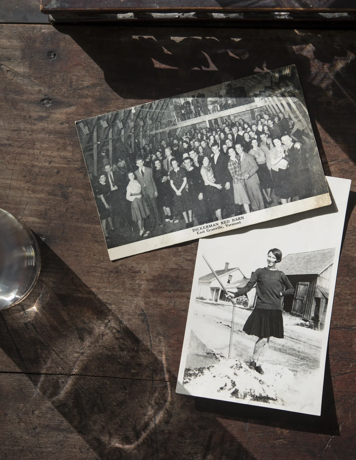 Photographs of the last dance in the East Granville dancehall and Margaret Handley.
