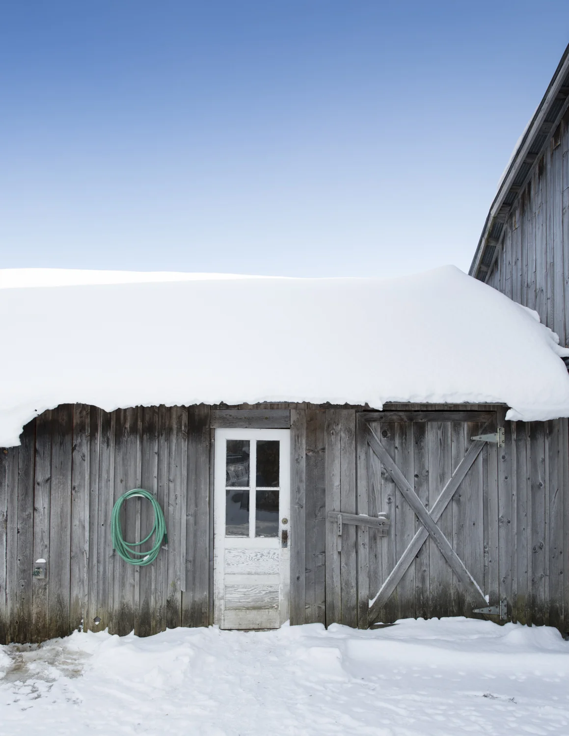 The barn.