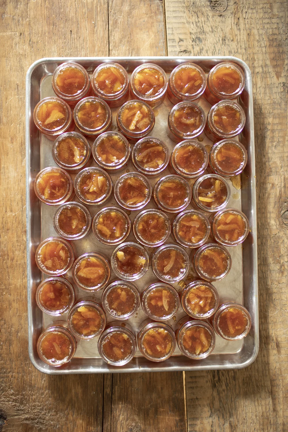 Honey-sweetened jam.