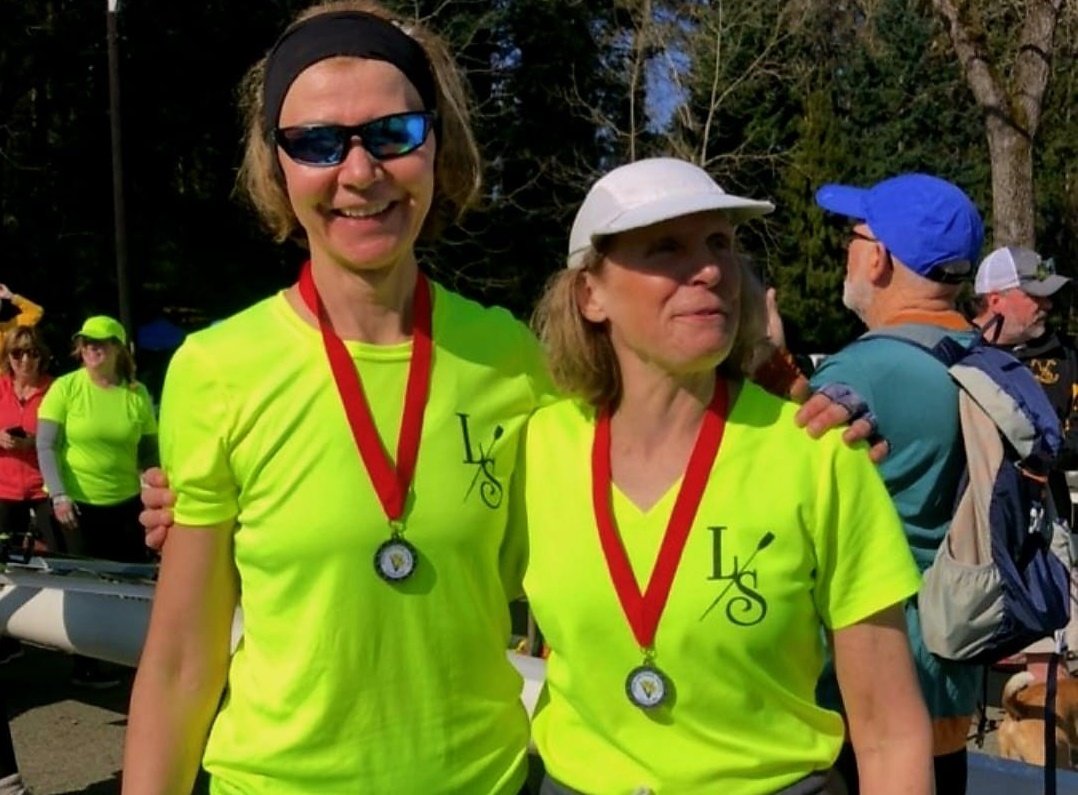2023 green lake women double medals.jpg