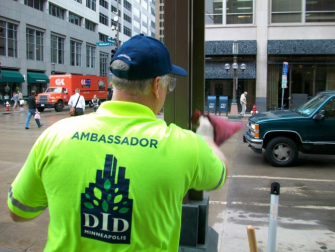 A Minneapolis ambassador, an example of the role of a WBID safety ambassador